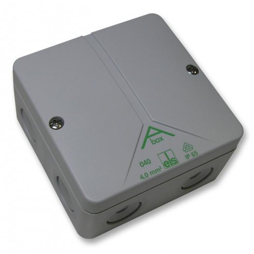 ABOX 040-4,0² корпус серый с клеммником 5х4мм.кв., IP 65