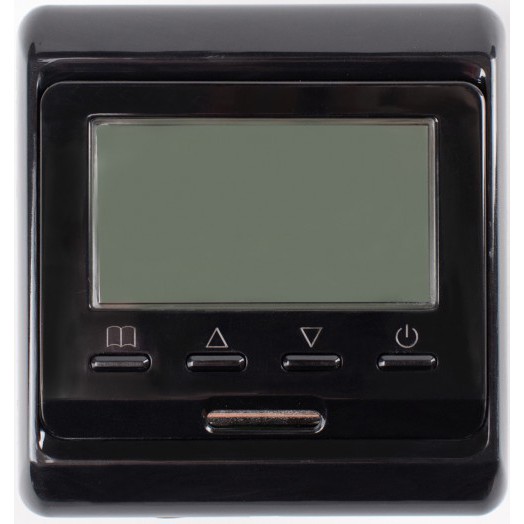 Терморегулятор электронный программируемый М6.716 для теплого пола, черный
