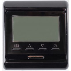 Терморегулятор электронный программируемый М6.716 для теплого пола, черный
